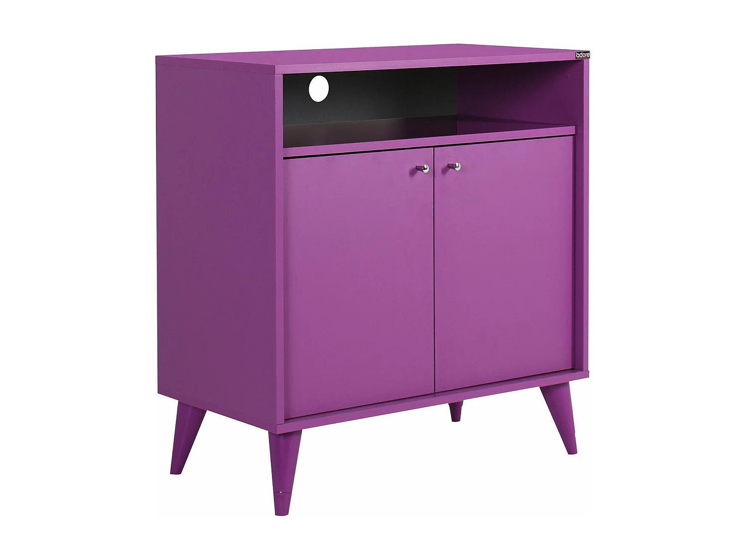 Aparador Kailua 2037, Púrpura, 79x73x42cm, Aglomerado laminado