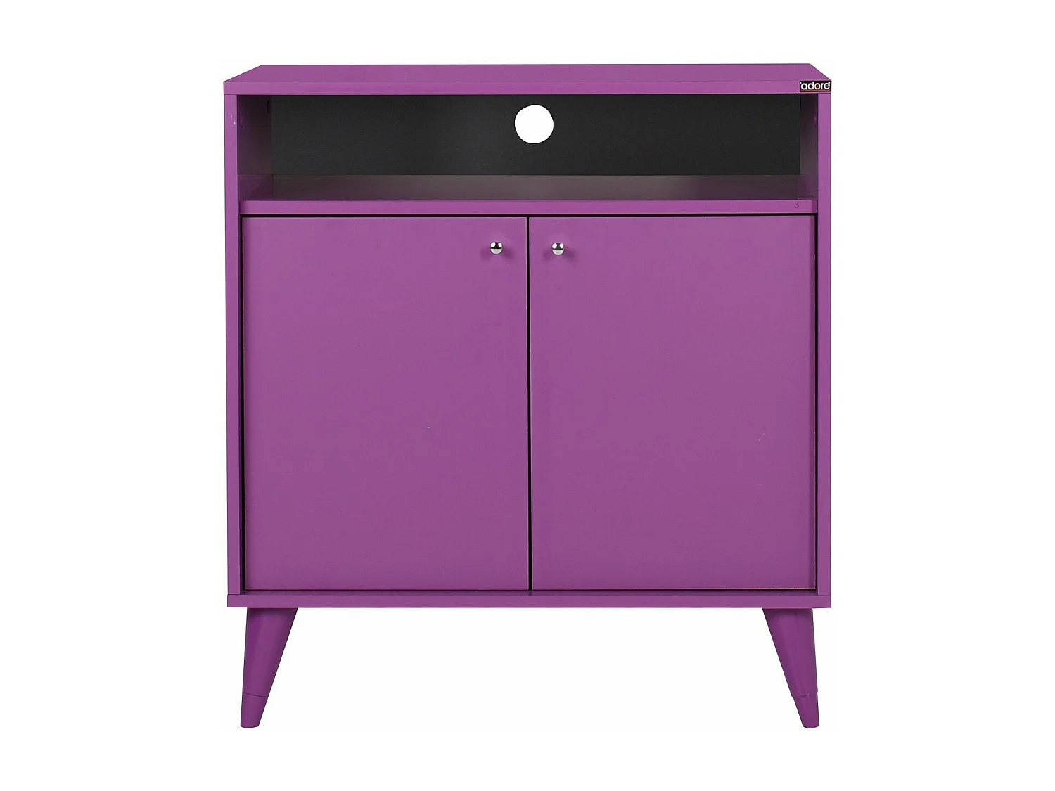 Aparador Kailua 2037, Púrpura, 79x73x42cm, Aglomerado laminado