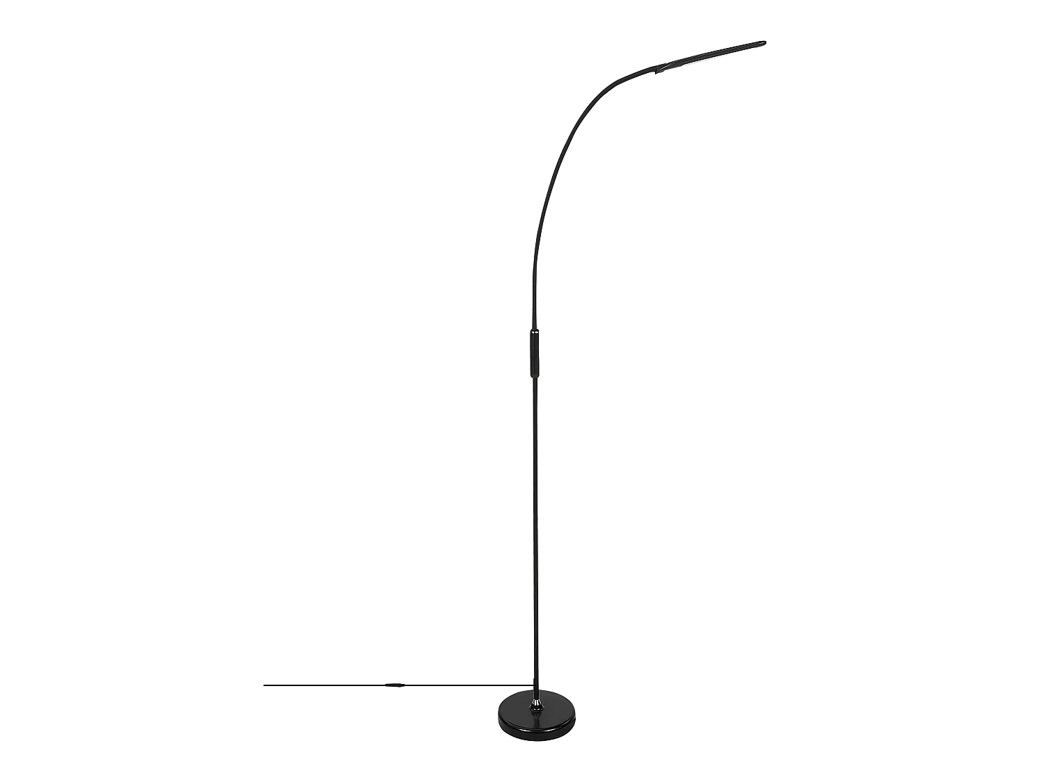 Lampadaire LED YANTIC Avec variateur Métal Noir