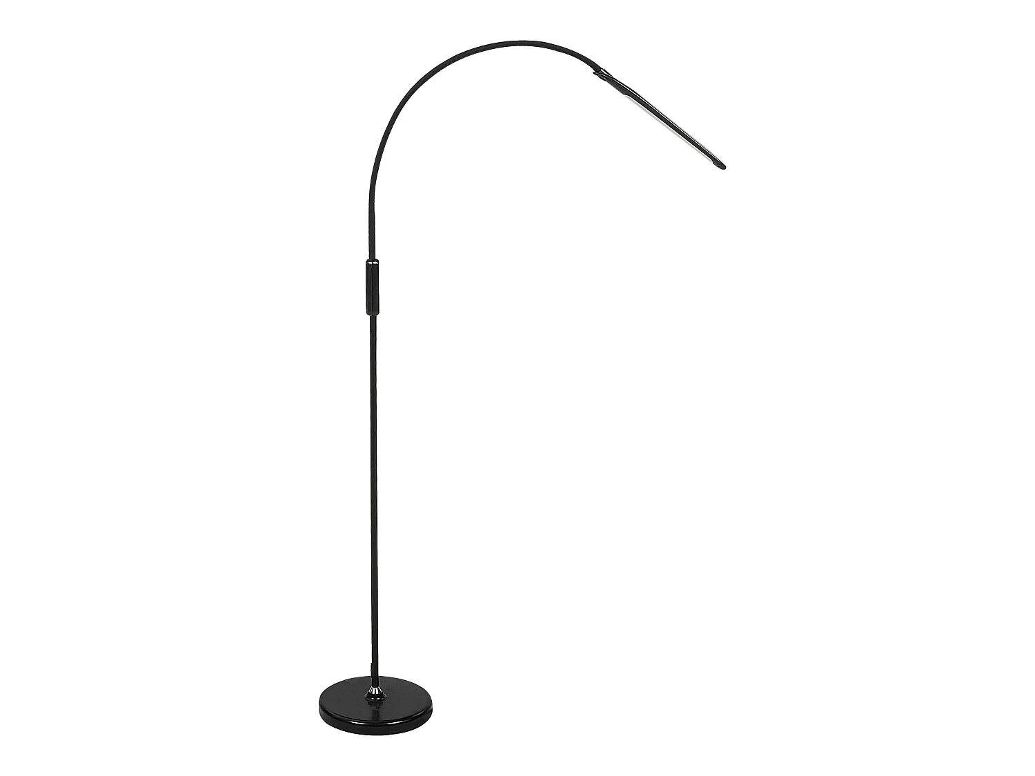 LED staande lamp YANTIC Met dimmer Metaal Zwart