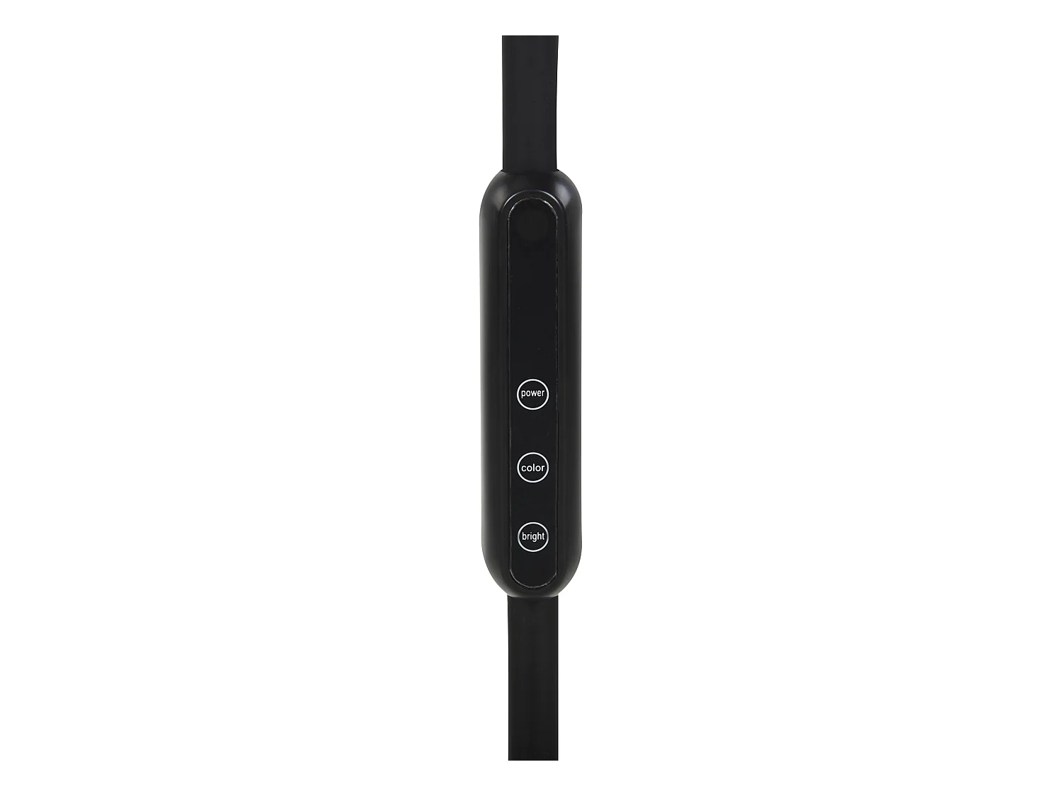 LED staande lamp YANTIC Met dimmer Metaal Zwart