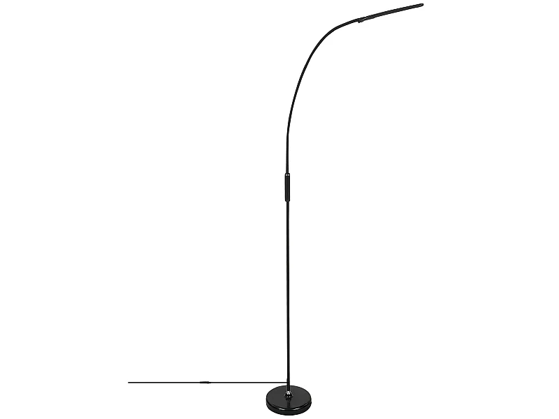 Lampadaire LED YANTIC Avec variateur Métal Noir