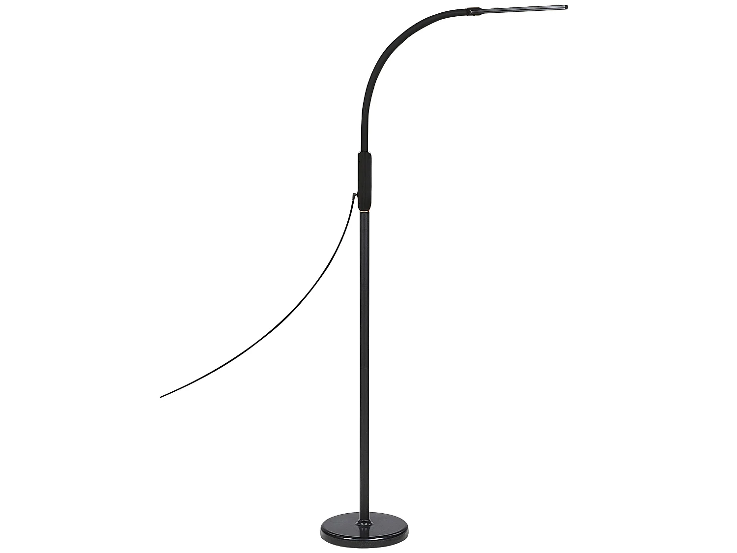 Lampadaire et lampe à pince LED modulable APUS Avec variateur Métal Noir