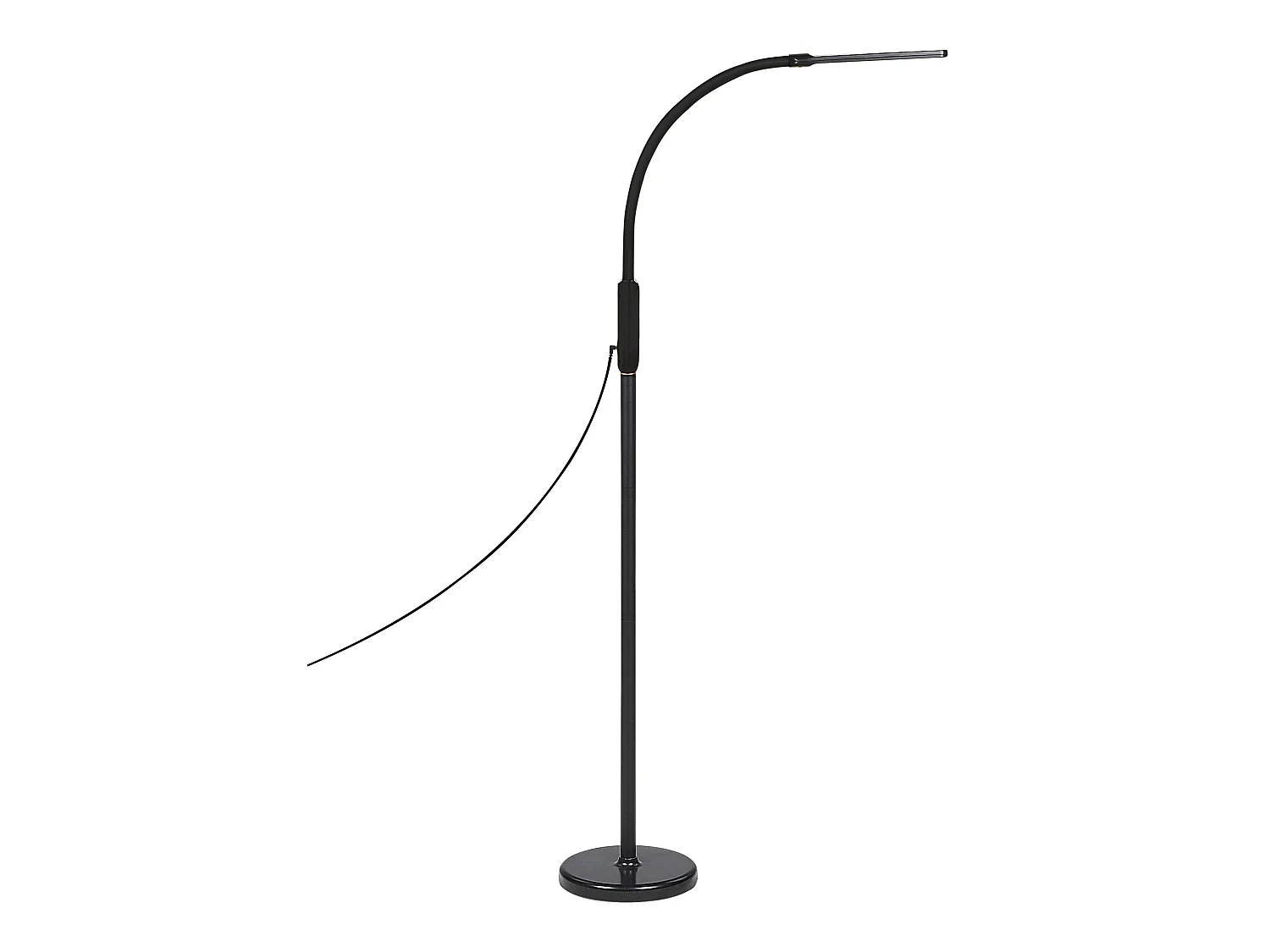 Lampadaire et lampe à pince LED modulable APUS Avec variateur Métal Noir