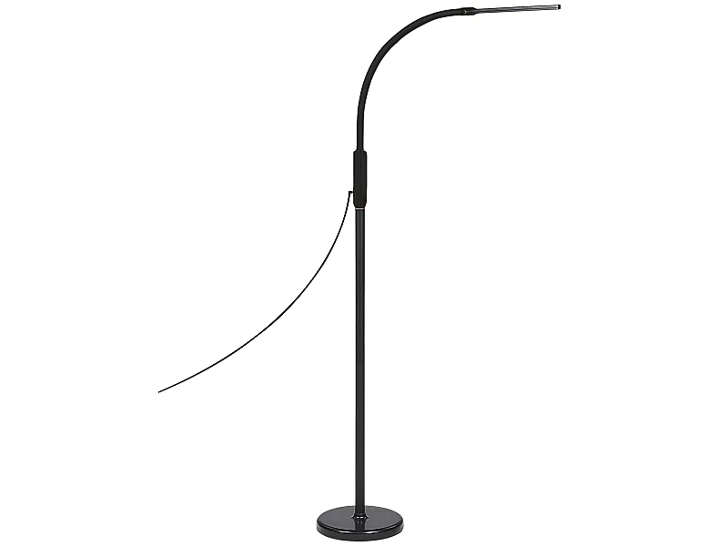 Steh-/Tischlampe LED schwarz 174 cm dimmbar verstellbar klemmbar modern Apus