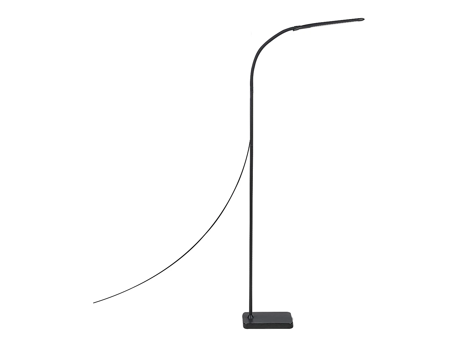 Lampadaire LED NORMA Avec variateur Métal Noir