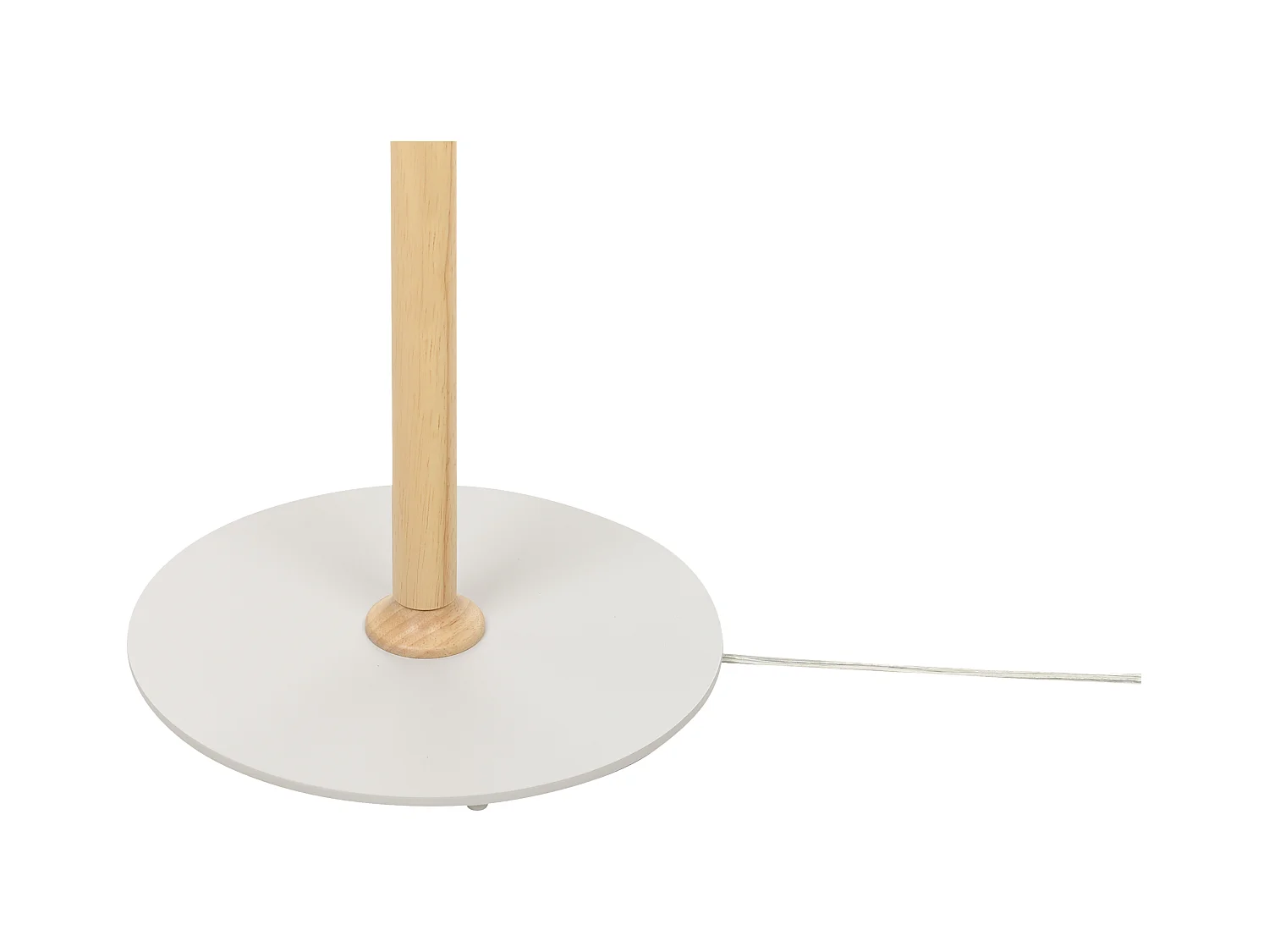 Lampa podłogowa MOPPY Drewno dębowe Biały