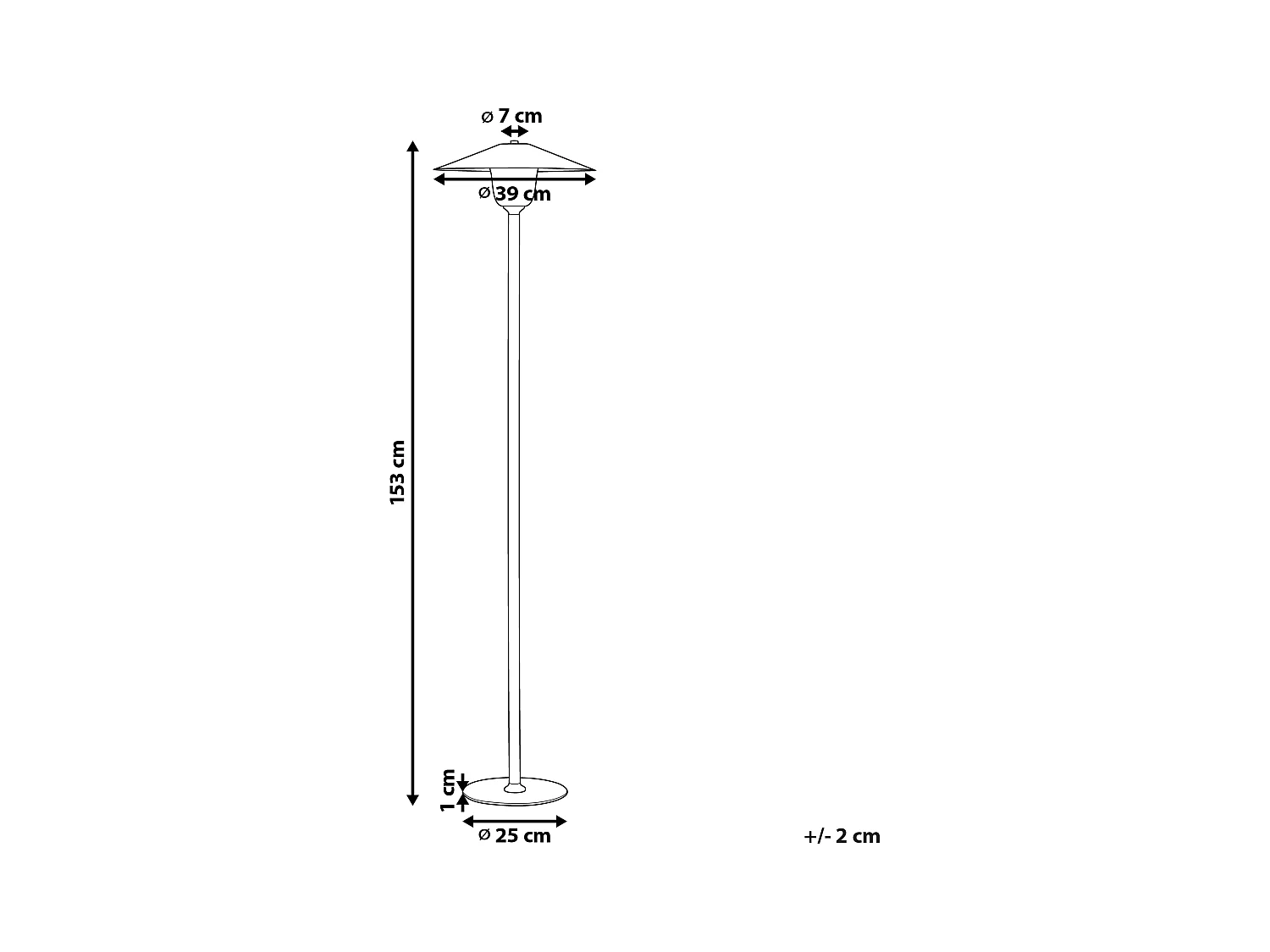 Lampa podłogowa MOPPY Drewno dębowe Biały