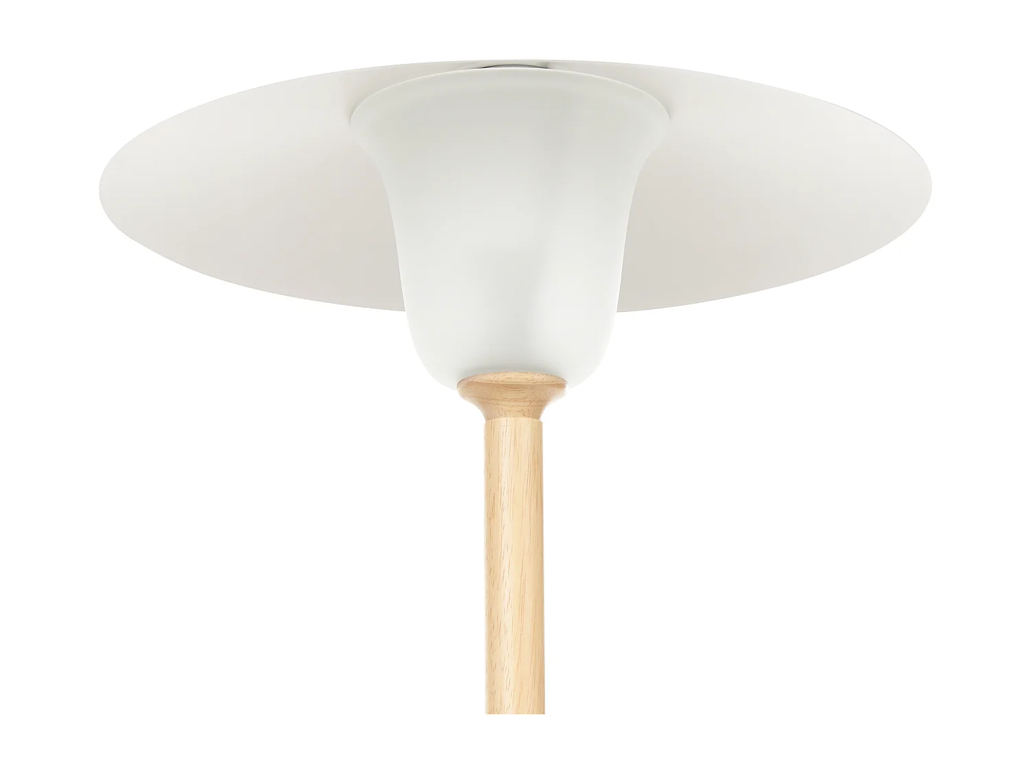Lampadaire MOPPY Bois de chêne Blanc