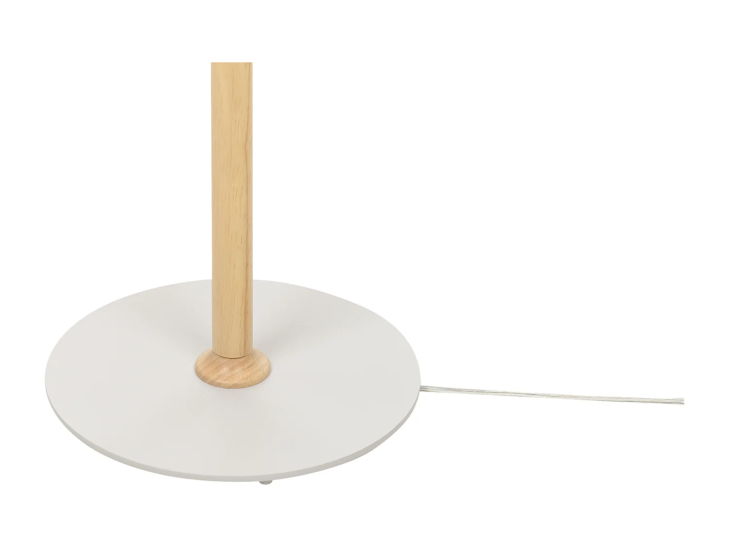 Lampadaire MOPPY Bois de chêne Blanc