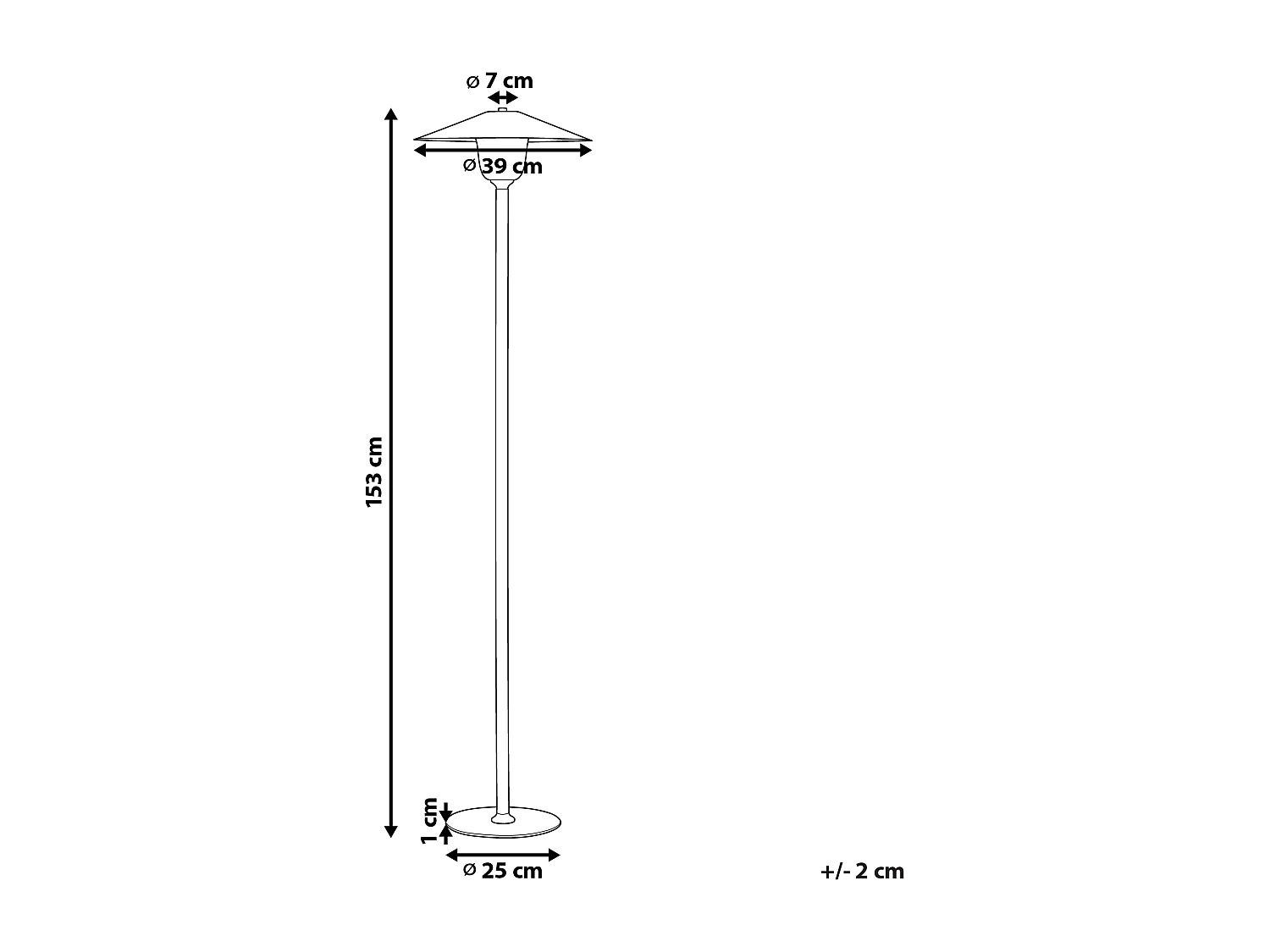 Lampadaire MOPPY Bois de chêne Blanc