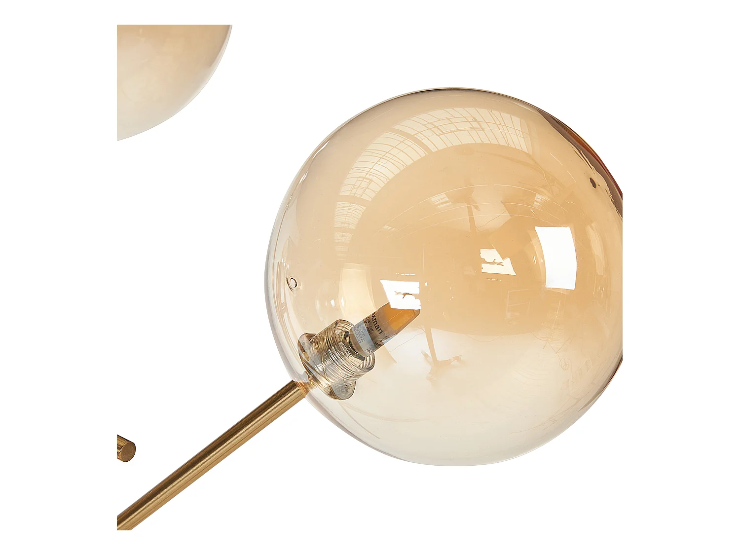 Lampada da pavimento TAMESI Metallo Oro