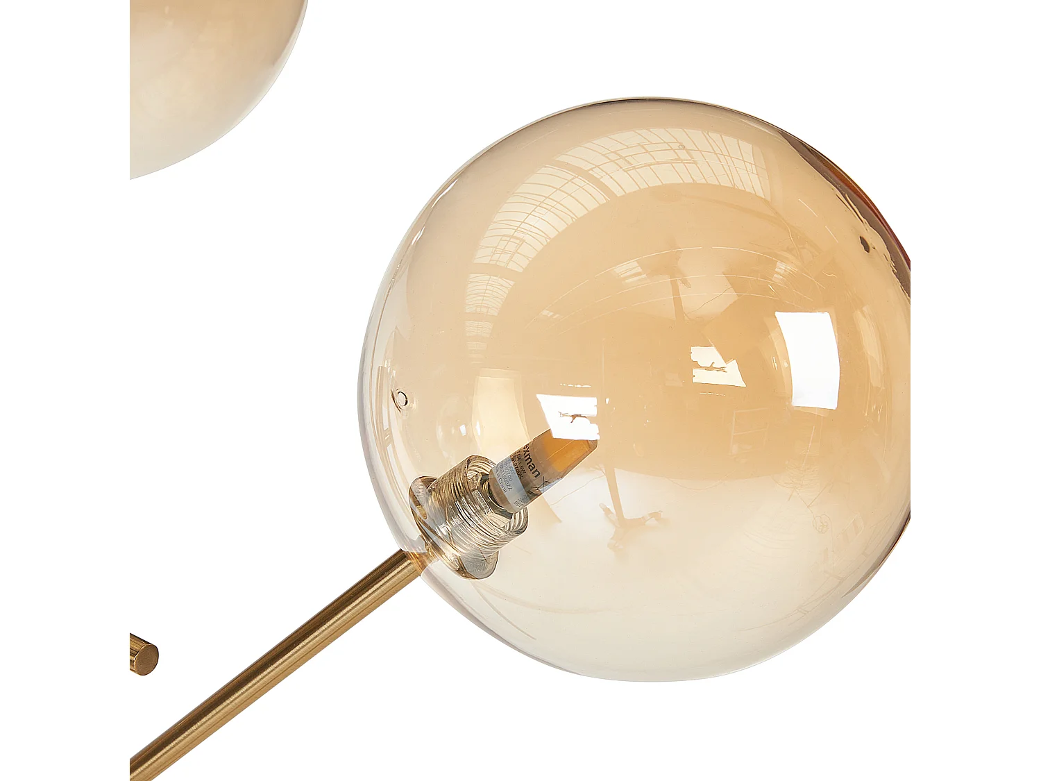 Staande lamp TAMESI Metaal Goud