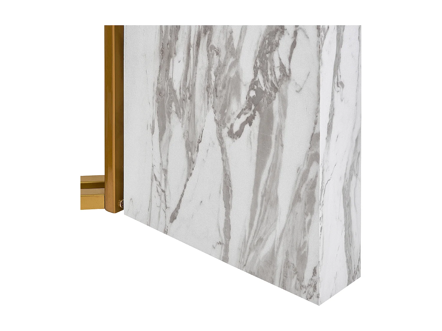 Table de repas CALCIO Marbre blanc 200 cm 100 cm