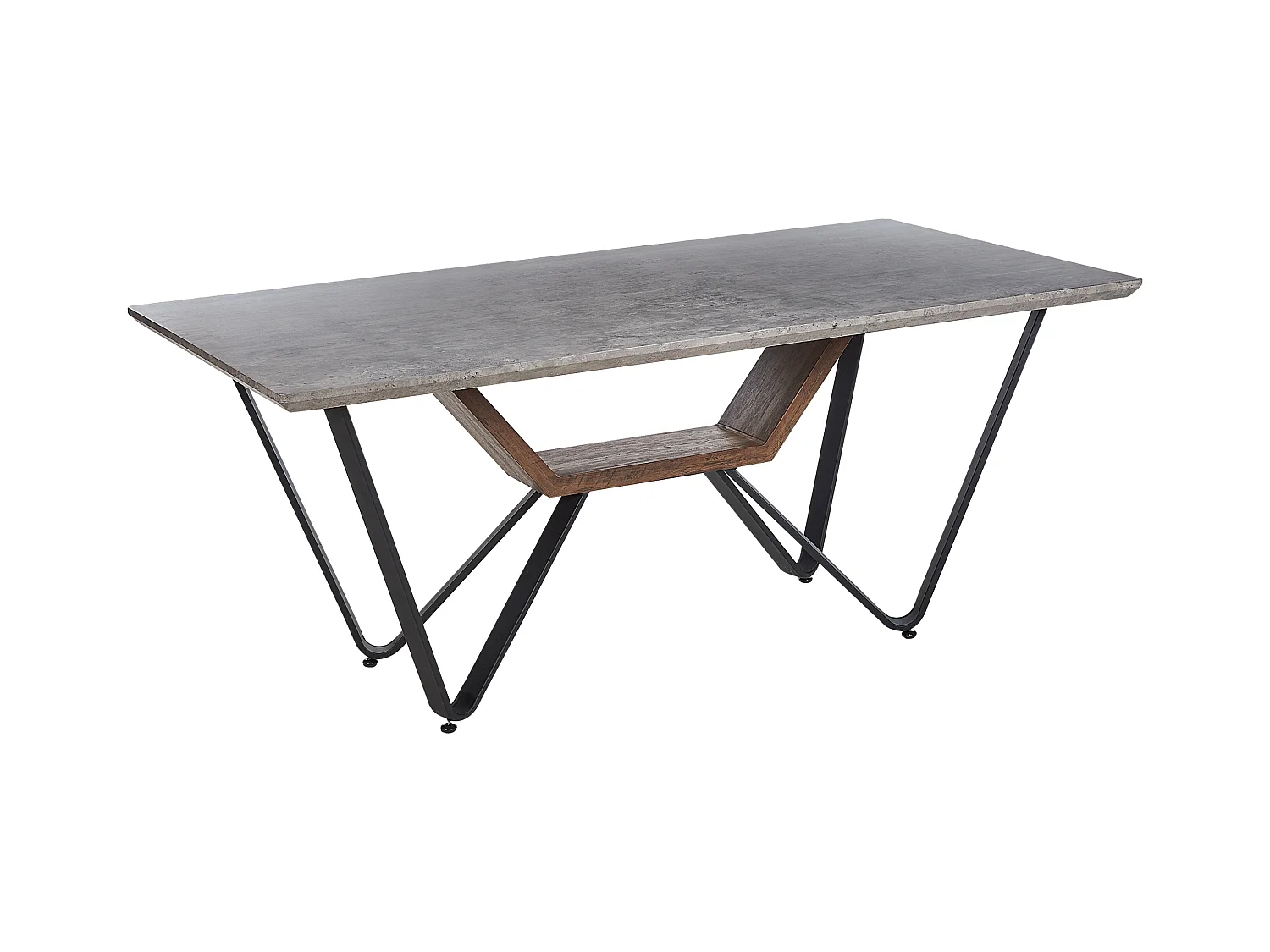 Eettafel BANDURA Grijs 180 cm 90 cm