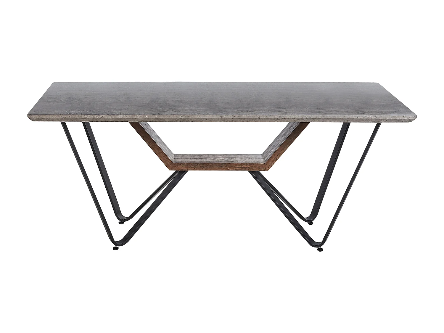 Eettafel BANDURA Grijs 180 cm 90 cm