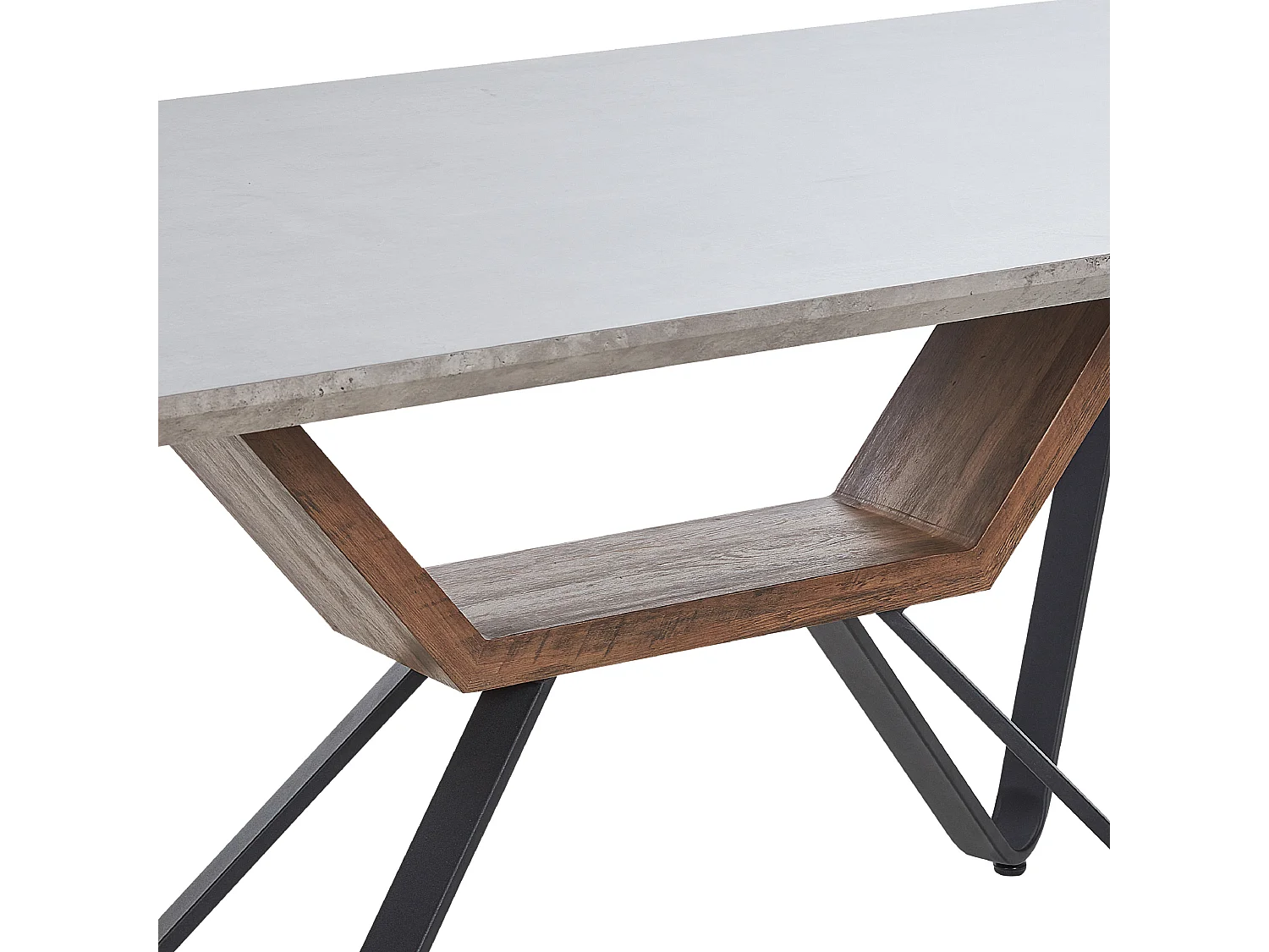 Eettafel BANDURA Grijs 180 cm 90 cm