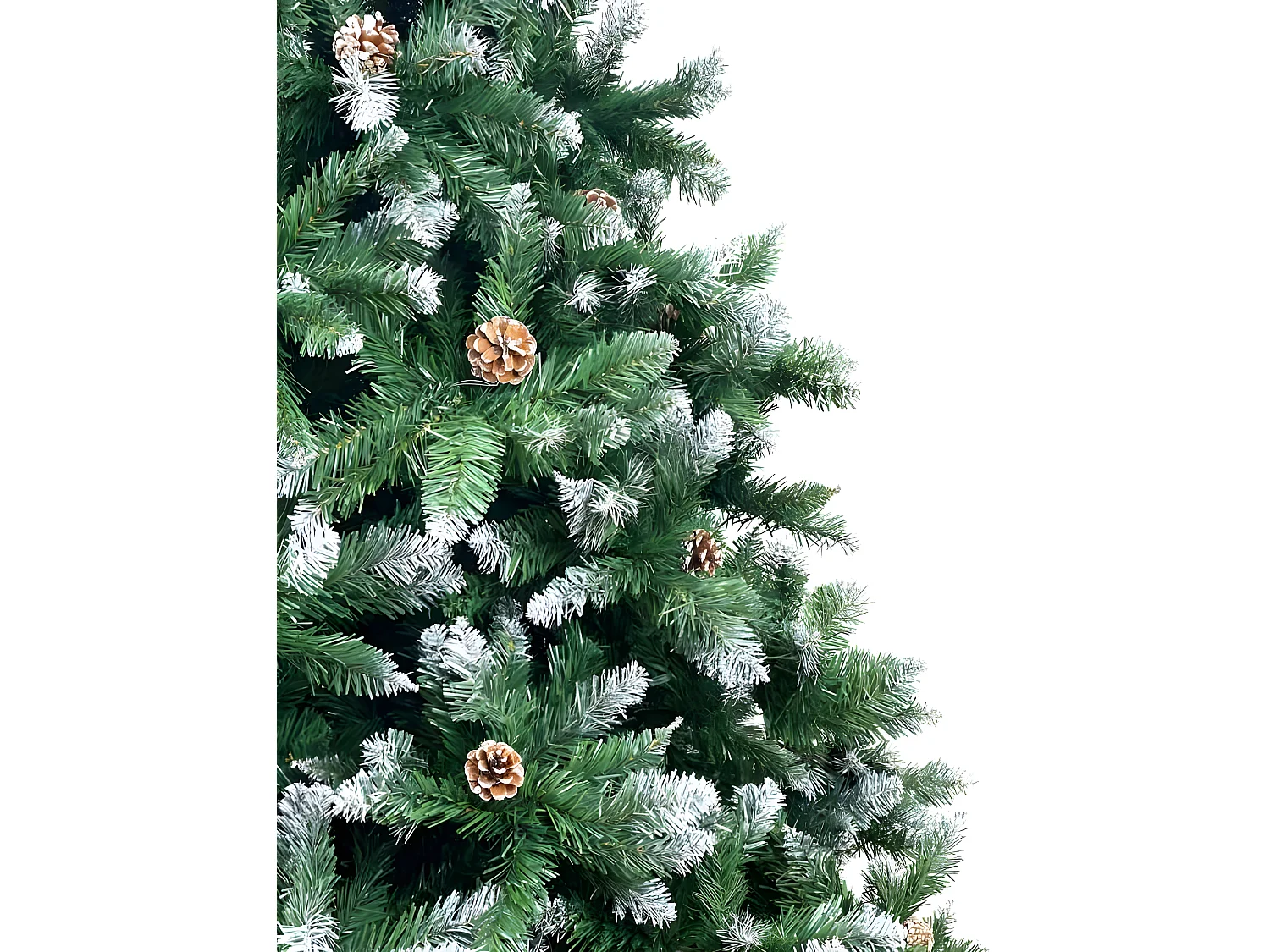 Petit sapin de Noël enneigé 120 cm