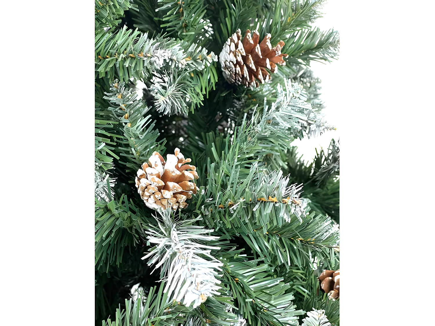 Petit sapin de Noël enneigé 120 cm