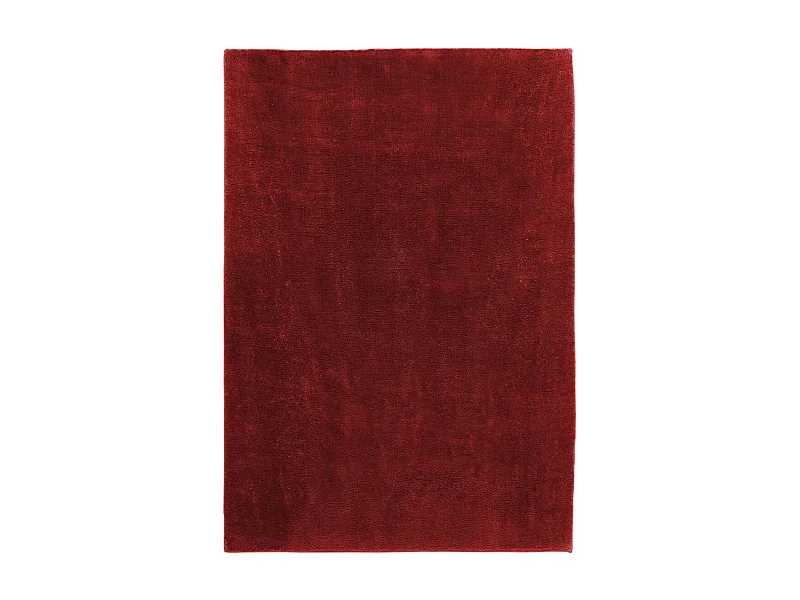 tapis salon 160x230 tissé vert rectangle motif uni CARTINO