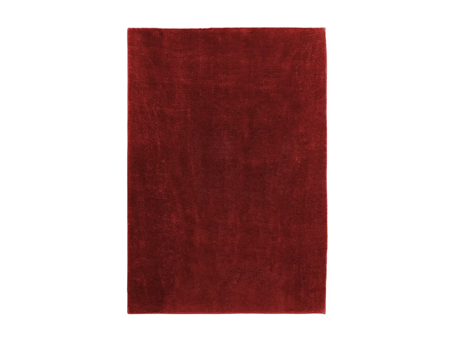 tapis salon 160x230 tissé vert rectangle motif uni CARTINO