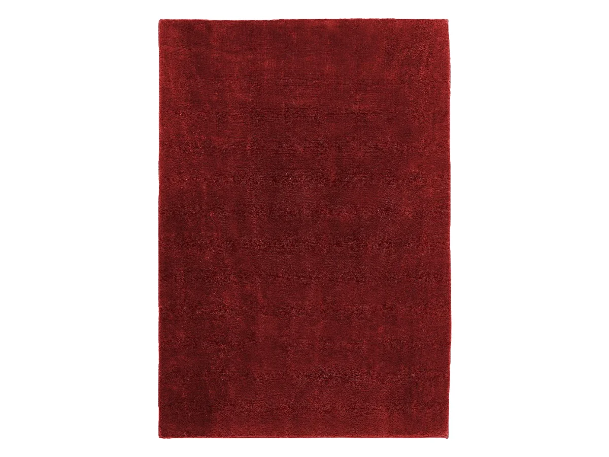 tapis salon 160x230 tissé vert rectangle motif uni CARTINO