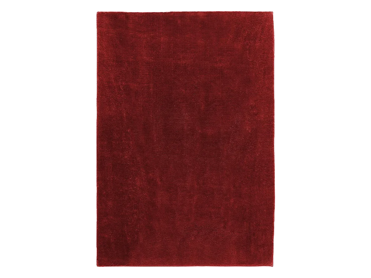 tapis salon 160x230 tissé vert rectangle motif uni CARTINO