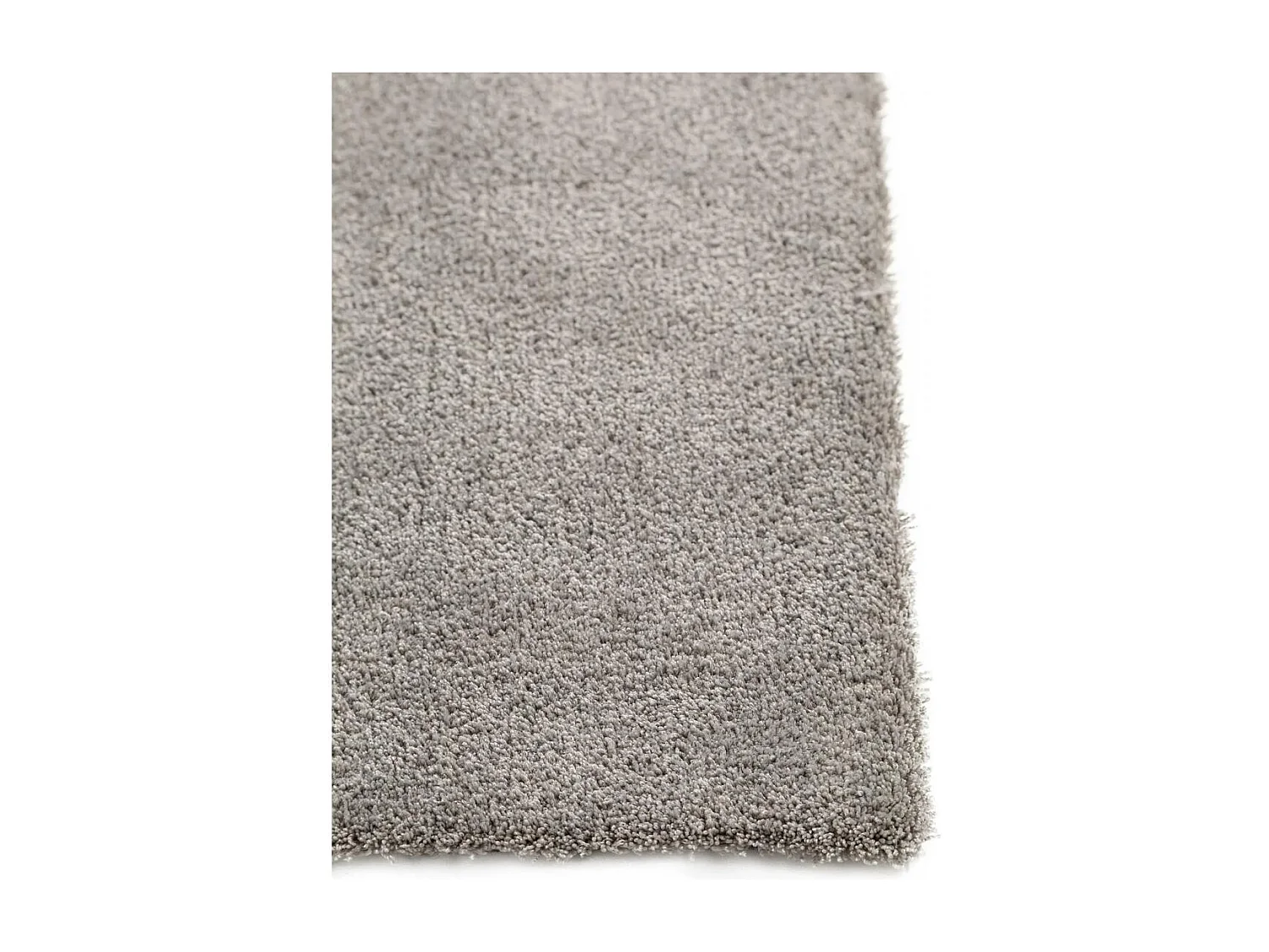 tapis chambre 80x150 tissé gris rectangle motif uni UNI DOUX