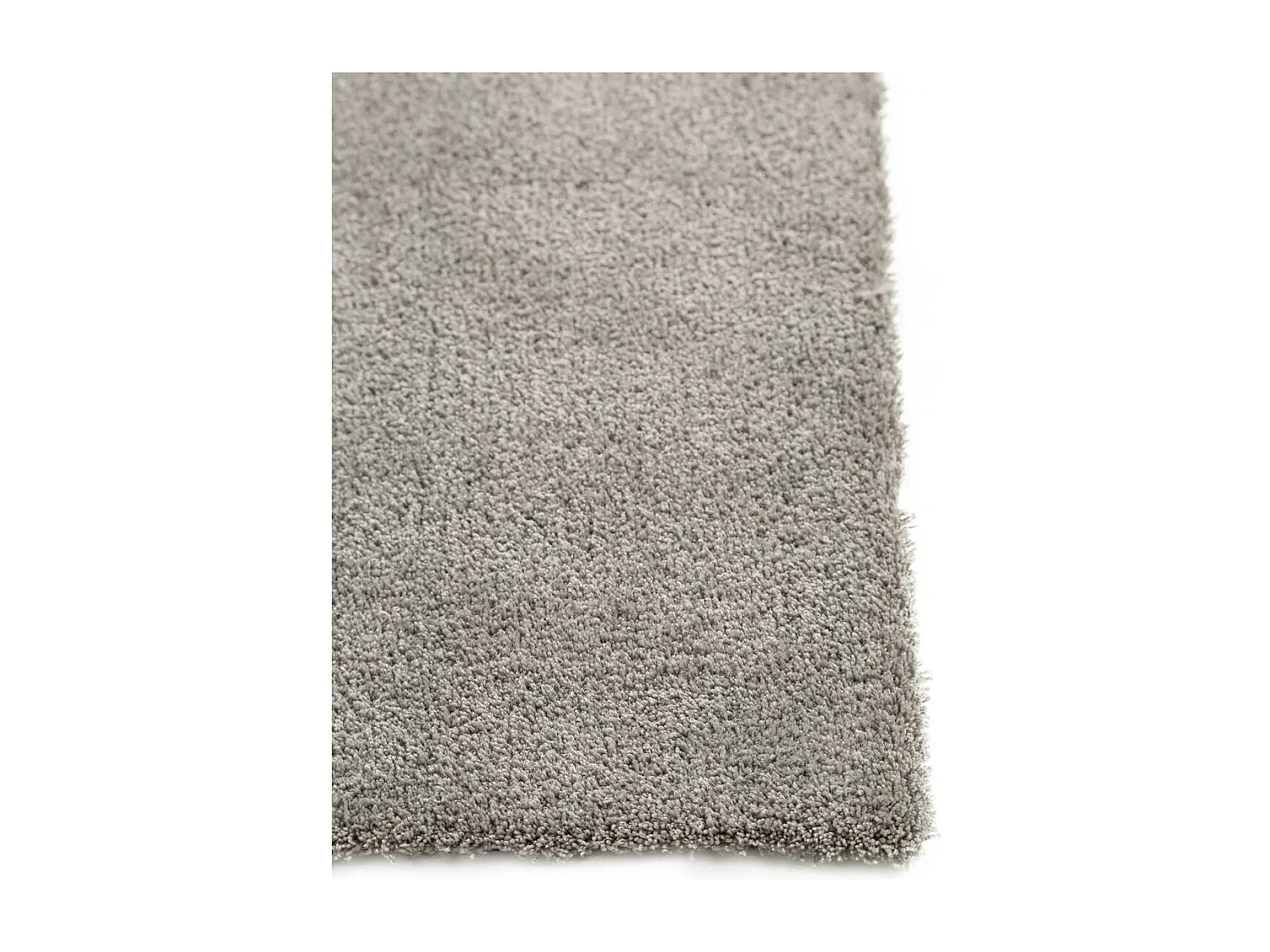 tapis chambre 80x150 tissé gris rectangle motif uni UNI DOUX