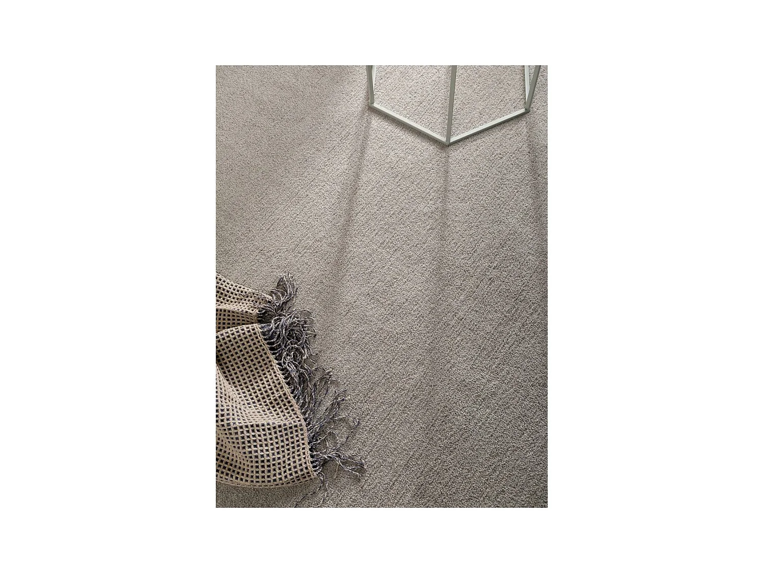 tapis chambre 80x150 tissé gris rectangle motif uni UNI DOUX