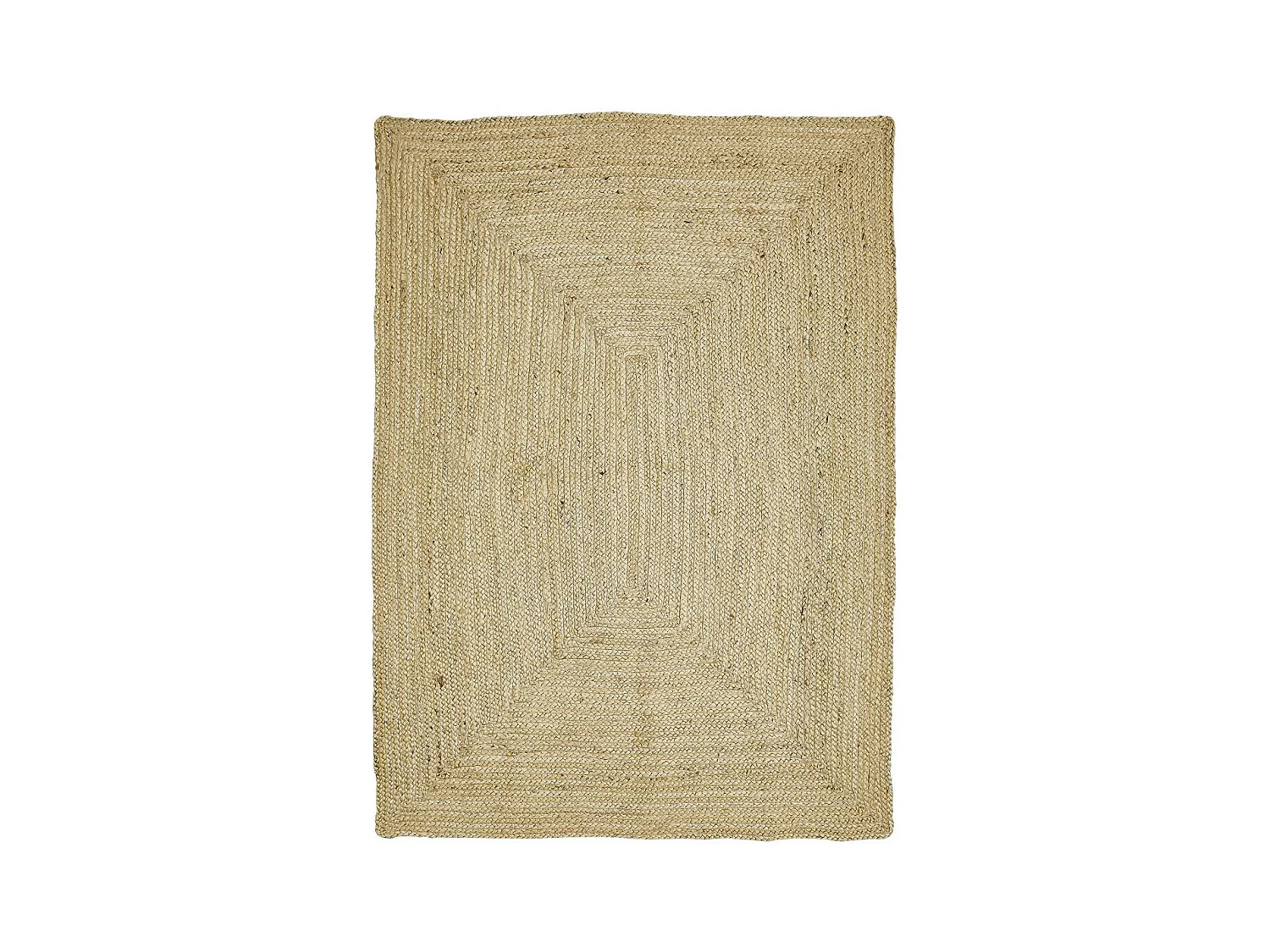 Tapis jute 120x170 tissé crème JUTI