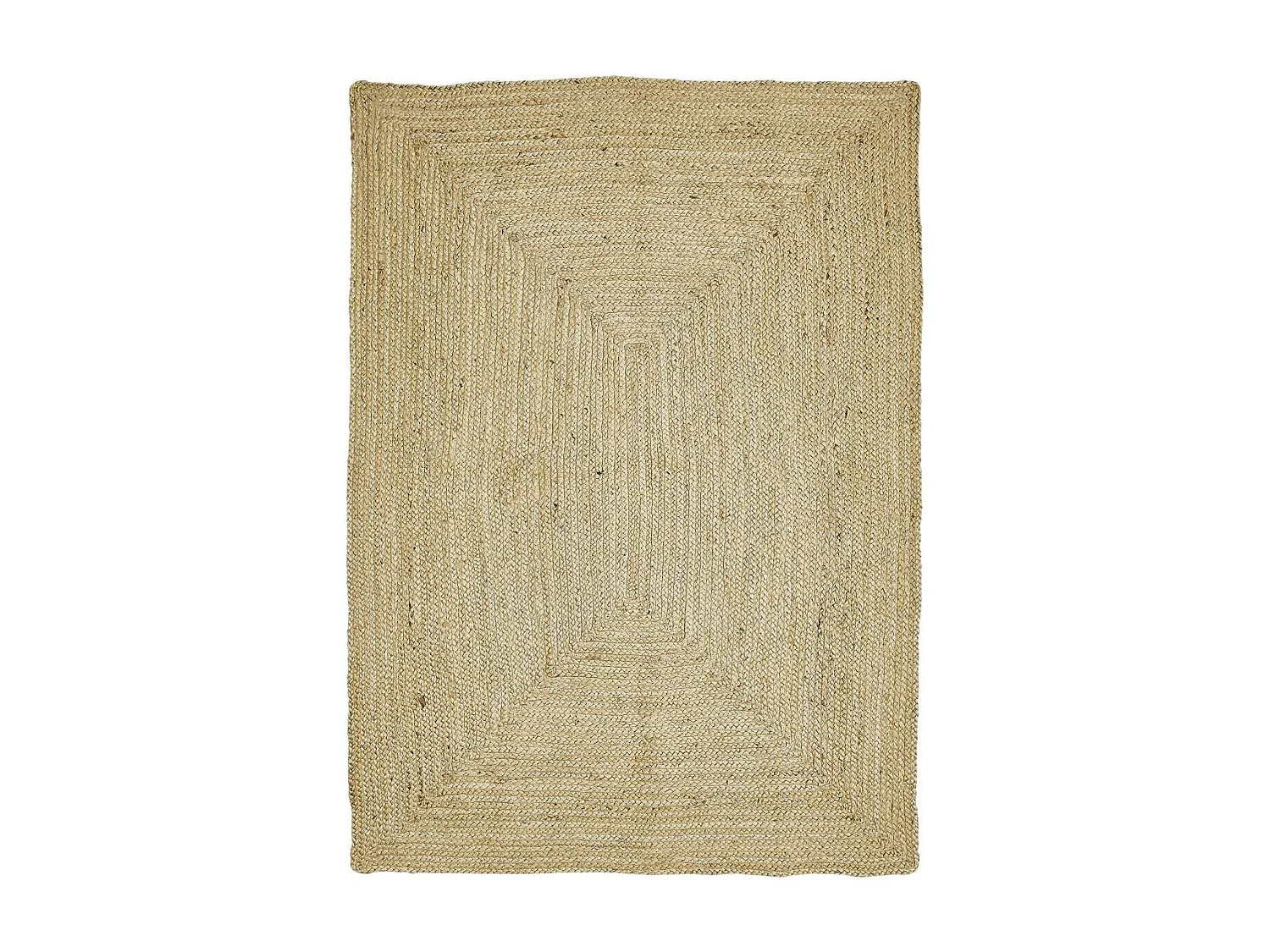 Tapis jute 120x170 tissé crème JUTI