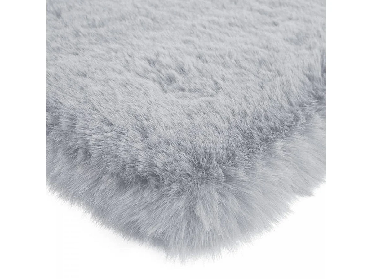 Tapis longs poils shaggy 180x280 rectangle tufté bleu motif uni SG UNI