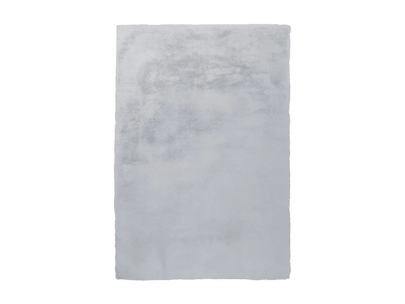 Tapis longs poils shaggy 180x280 rectangle tufté bleu motif uni SG UNI