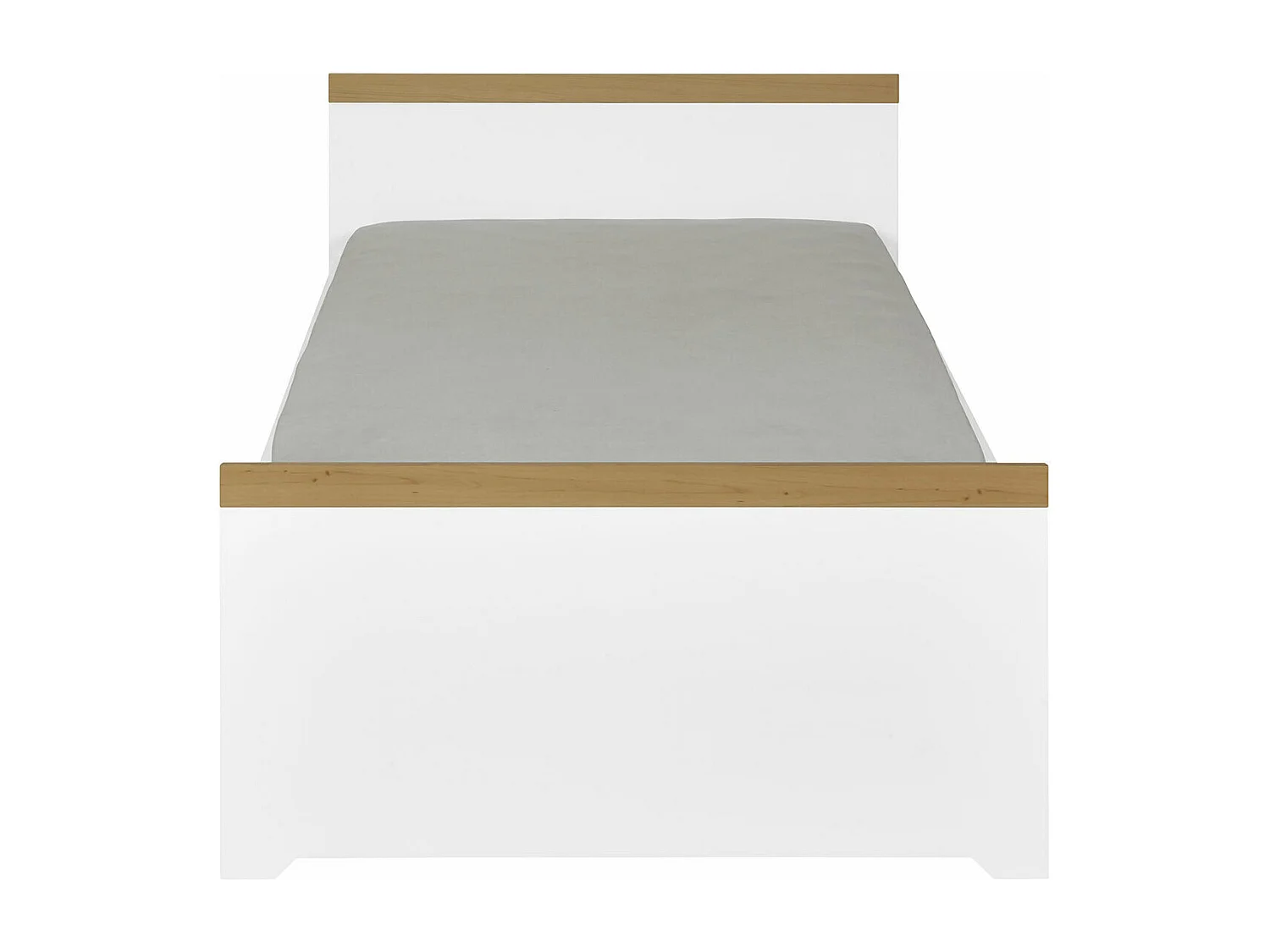 Lit enfant 90x190 cm panneaux de fibres blanc NAIS