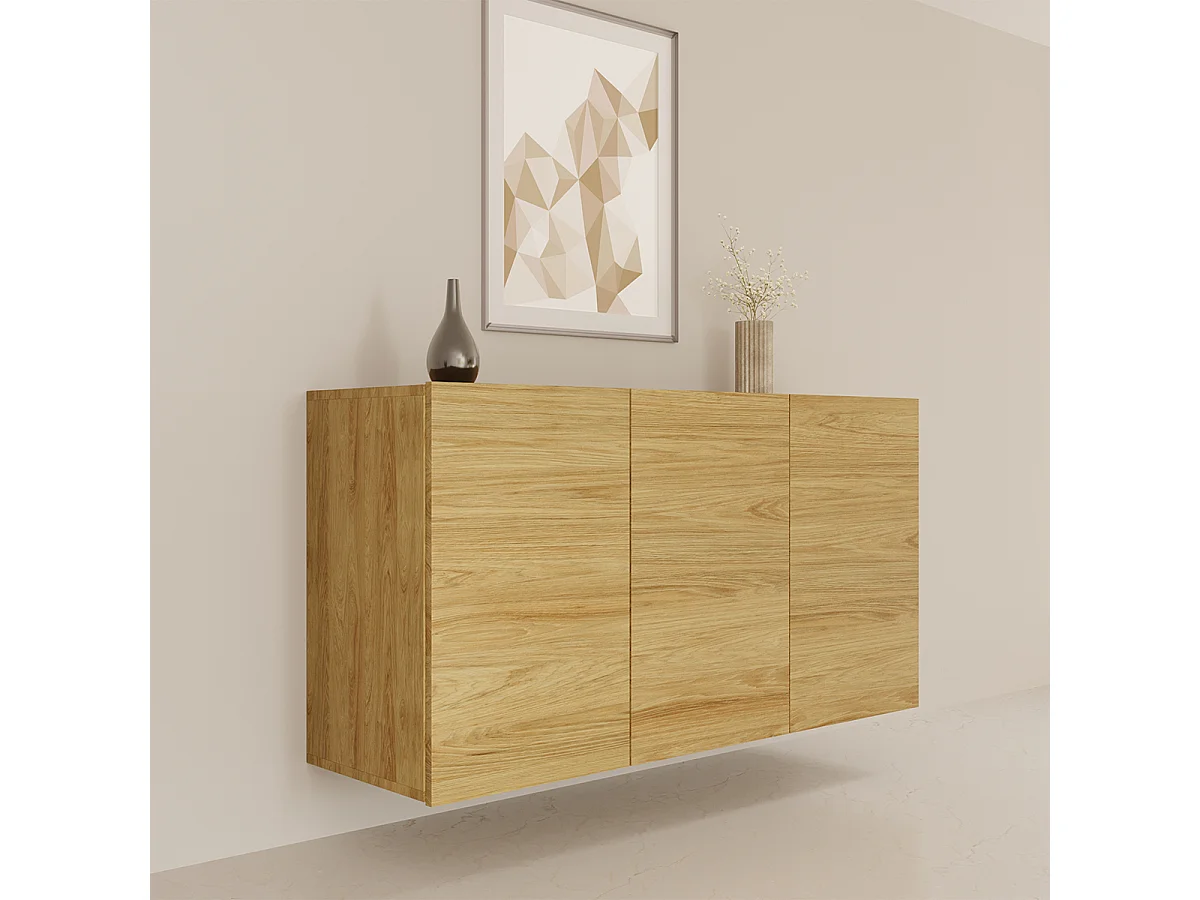 Buffet mural 3 portes Idao Bois