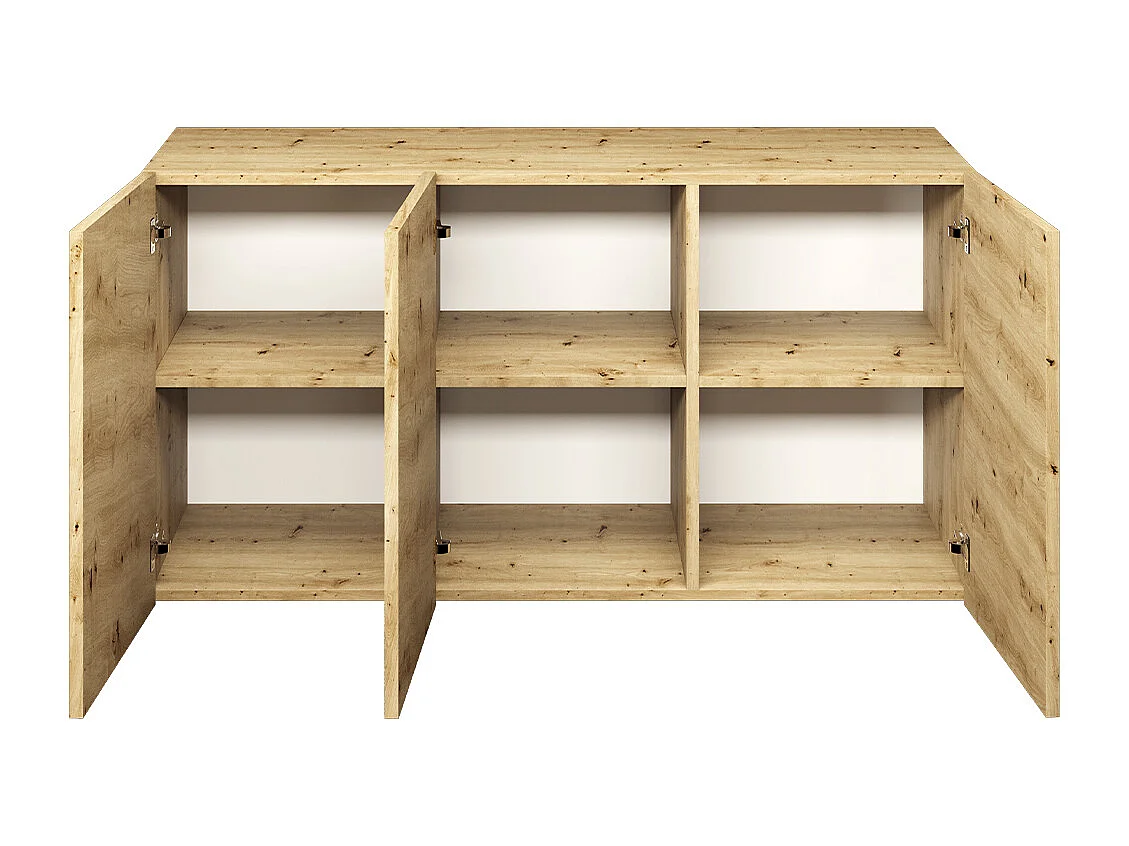 Bufé de pared 3 puertas Idao Madera clara