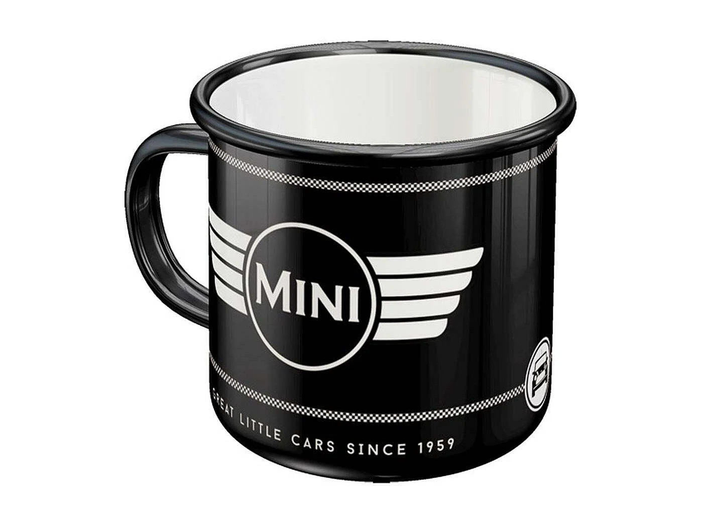 Mug publicitaire en métal émaillé 360 ml Mini
