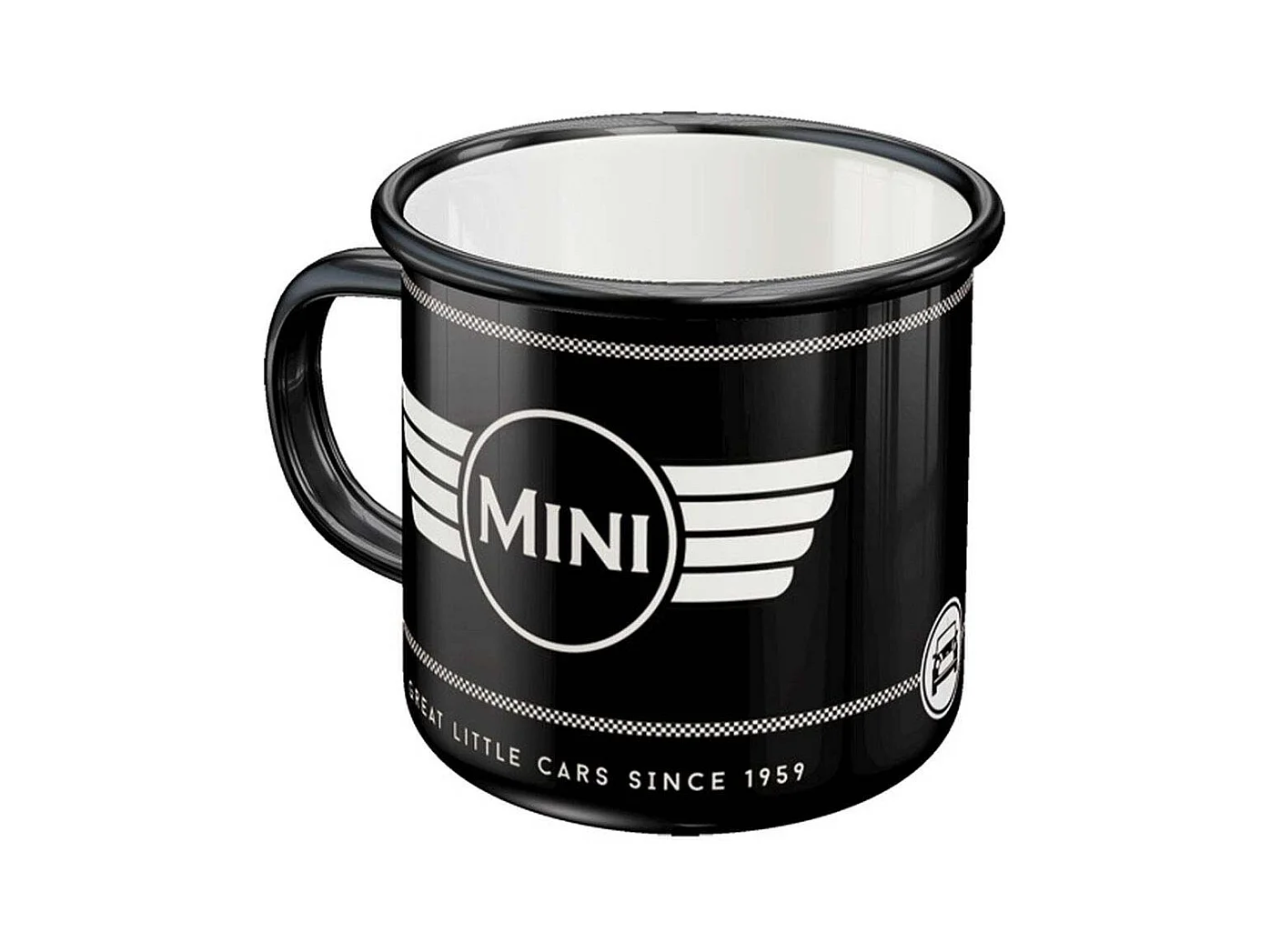 Mug publicitaire en métal émaillé 360 ml Mini