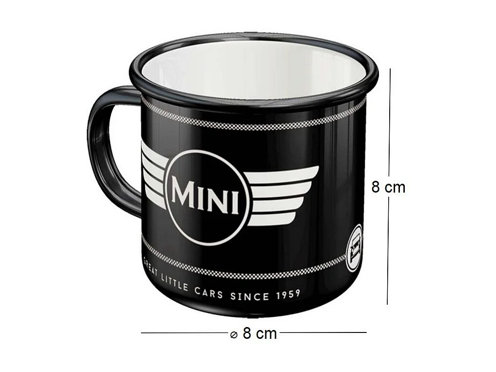 Mug publicitaire en métal émaillé 360 ml Mini