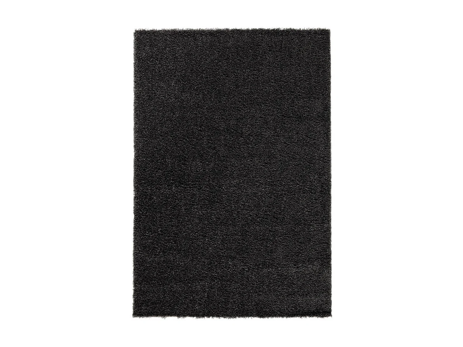 Tapis shaggy 200x290 rectangle tissé marron motif uni SPYGIP