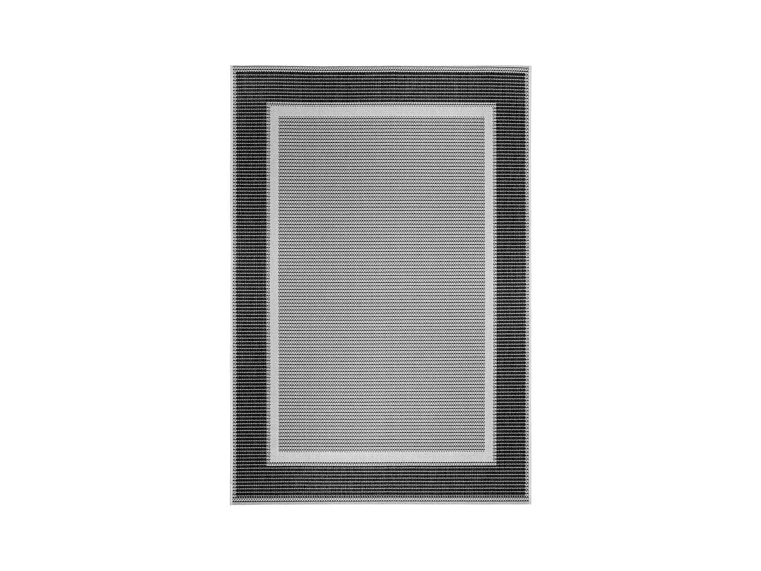 tapis salle à manger 200x290 tissé gris rectangle motif simple GRATI