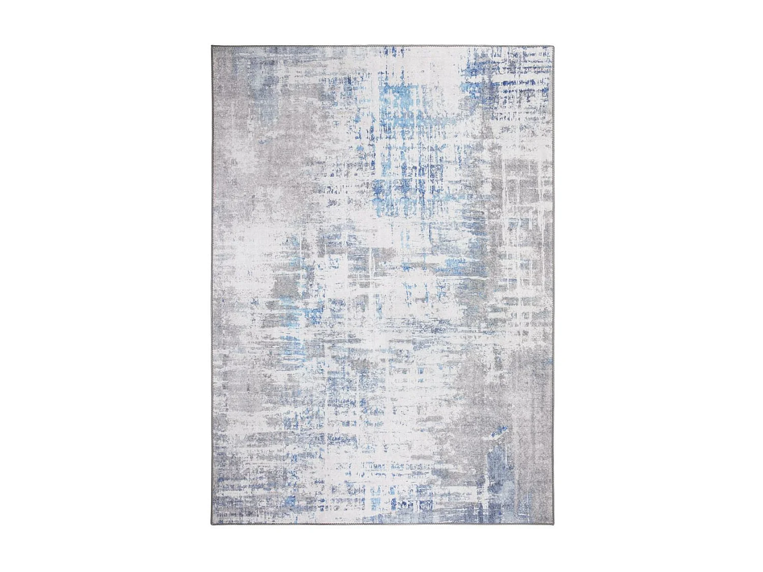 tapis salon 155x230 tissé crème rectangle motif abstrait JUNTO