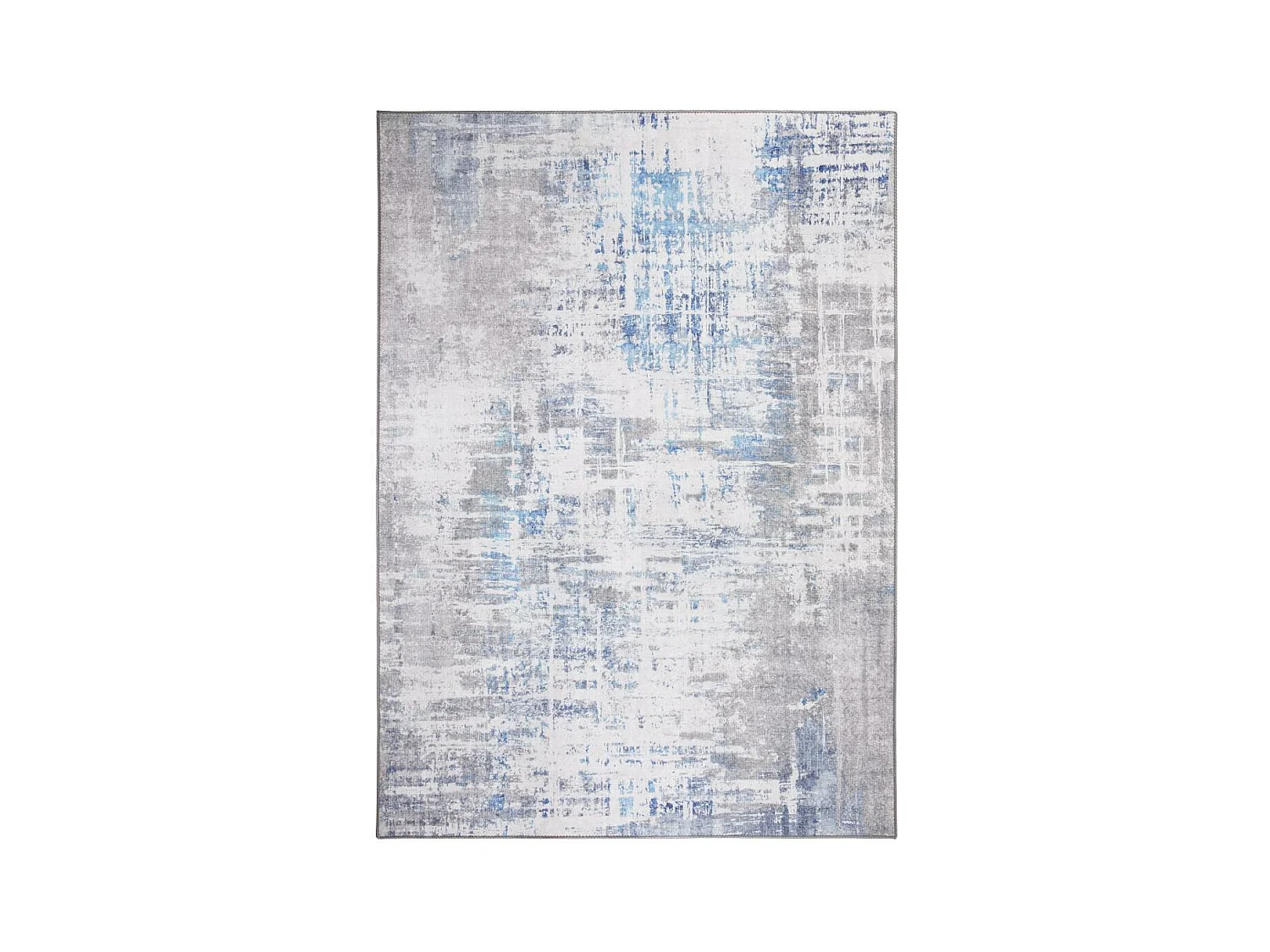 tapis salon 155x230 tissé crème rectangle motif abstrait JUNTO