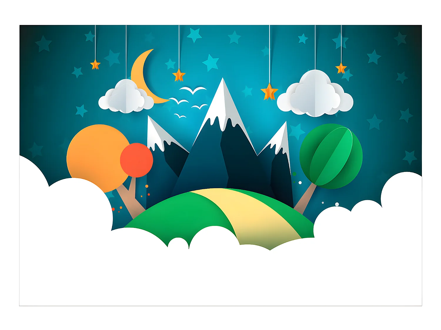 Papier Peint "Little Traveller" 245 x 350 cm