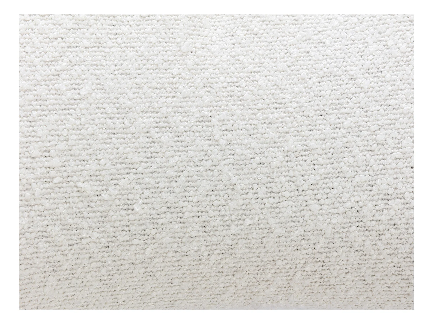 Sillón de bucle de tela blanco FONTANOVA