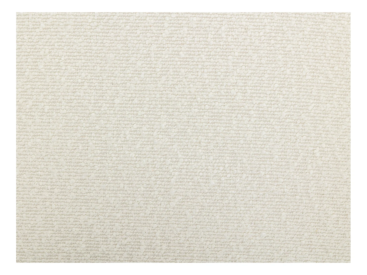 Sillón de tela rizada blanco FAVINA