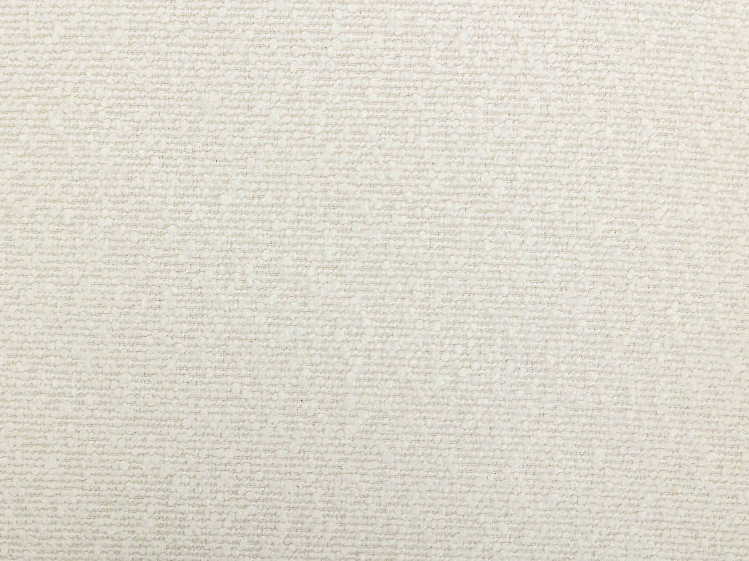 Fauteuil en tissu bouclette blanc FAVINA