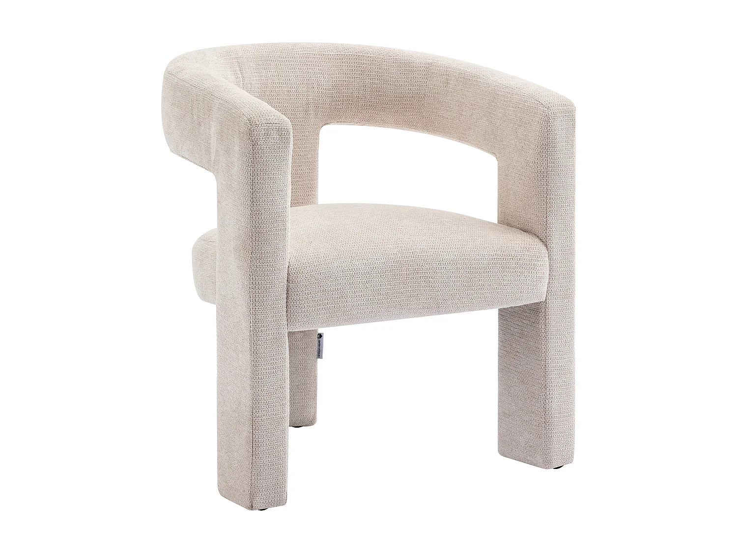 Sessel - Strukturstoff - Beige - FAVINA