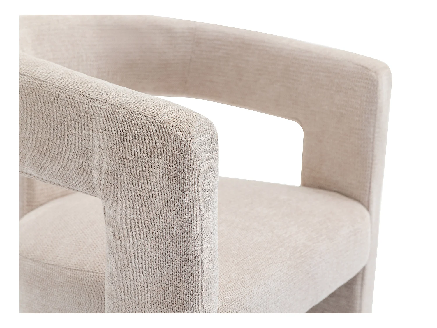 Sessel - Strukturstoff - Beige - FAVINA